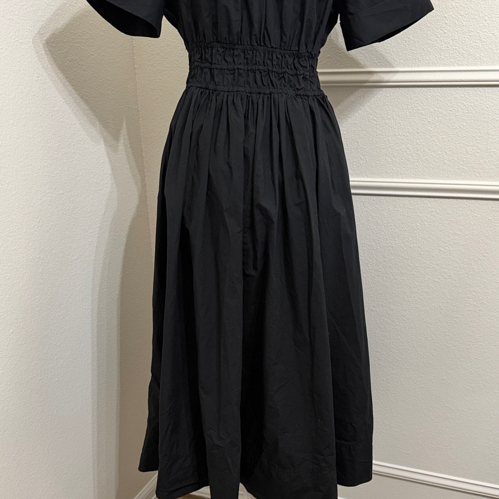 J. Crew Elena Shirt dress Shirred-Waist Midi Dress✨2 - Picture 9 of 11